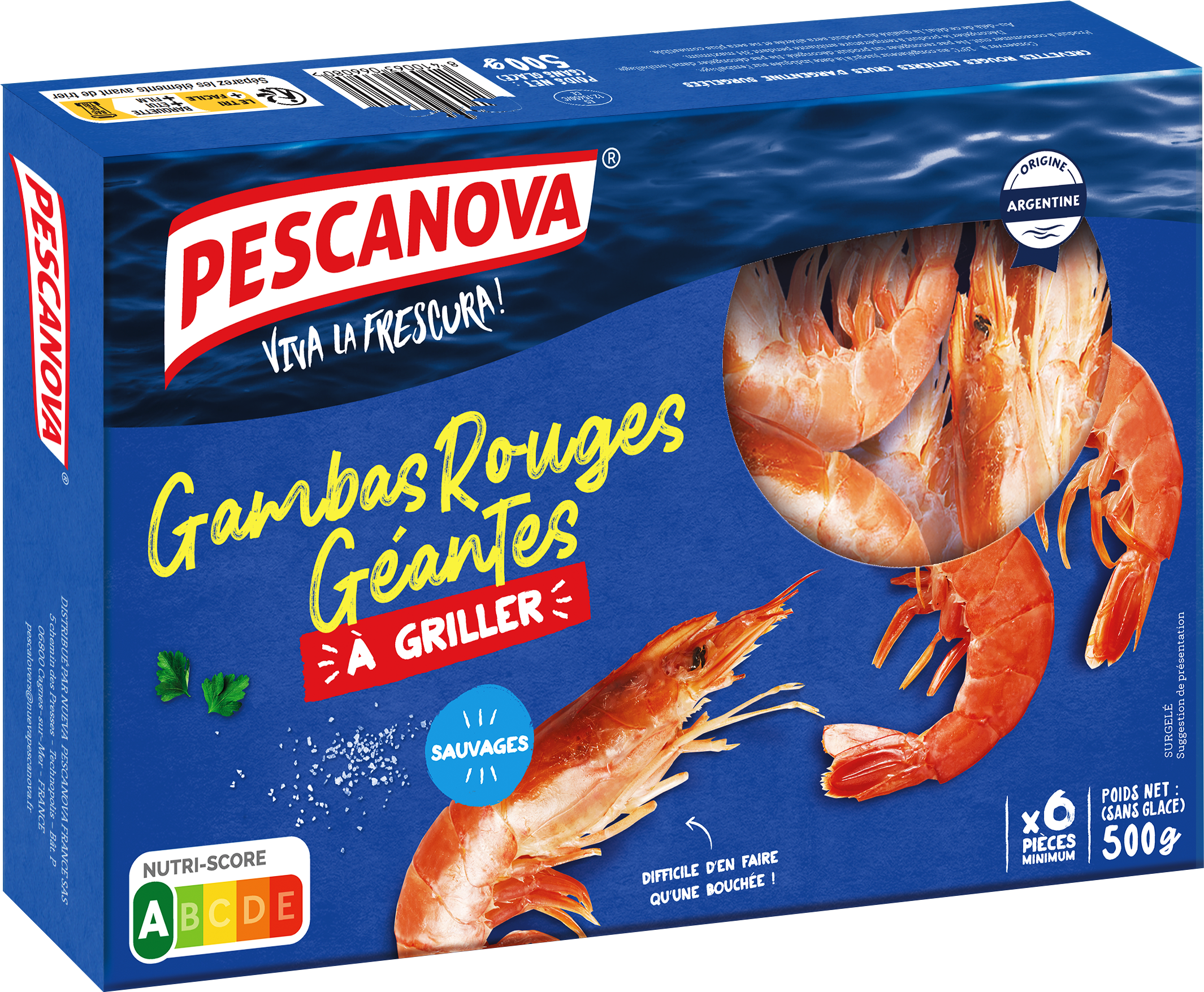 Gambas Rouges Géantes